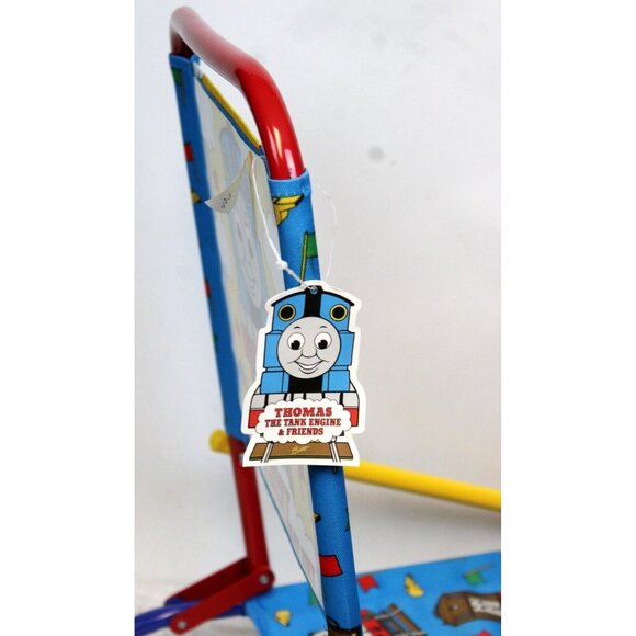 NEW 1999 Thomas The Train Beach Folding Chair Short Leg Low Kids Fabric Henry - Picture 8 of 10